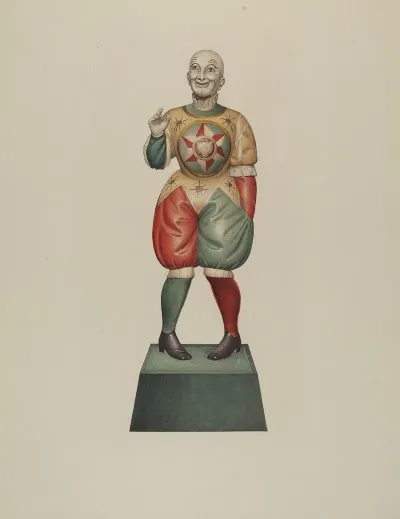 Cigar Store Figure Clown