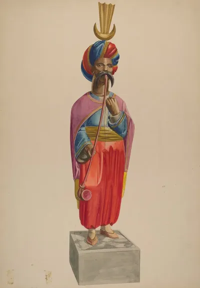 Cigar Store Figure Turk