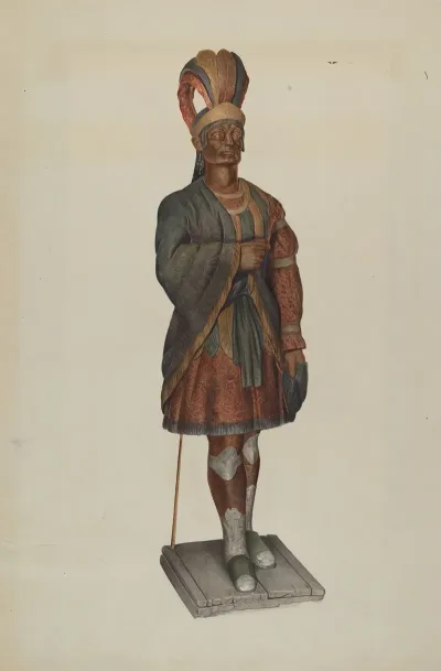Cigar Store Indian 100