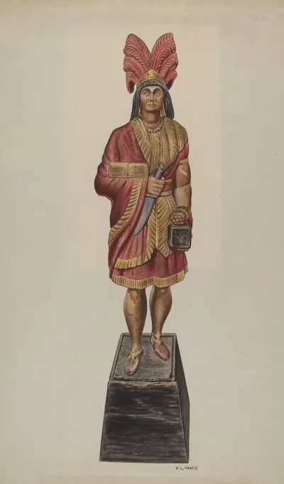 Cigar Store Indian 154