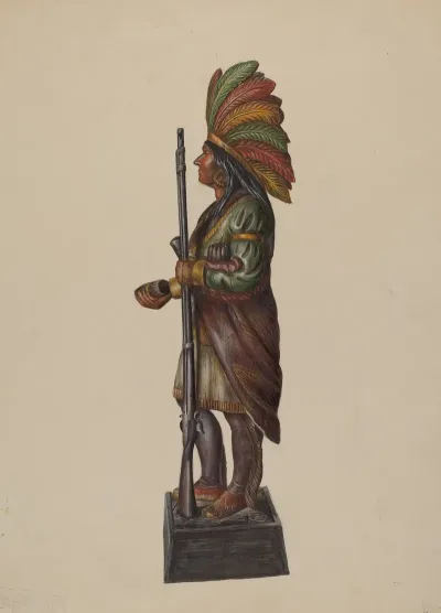 Cigar Store Indian 164