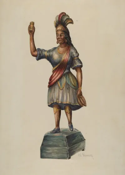 Cigar Store Indian 28