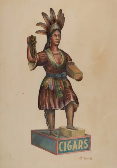Cigar Store Indian 31