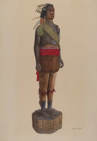 Cigar Store Indian 40