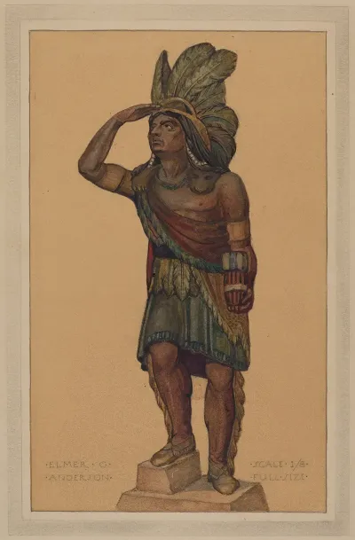 Cigar Store Indian 55