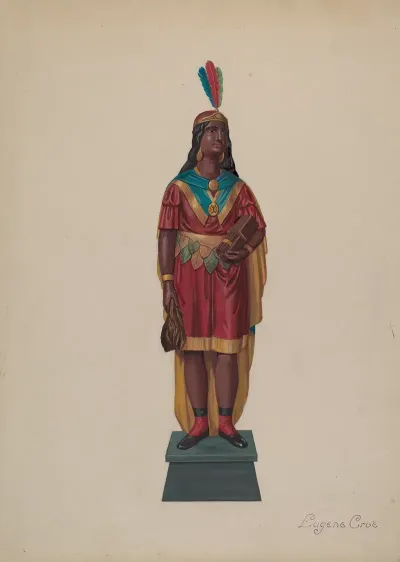 Cigar Store Indian 66