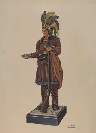 Cigar Store Indian 70