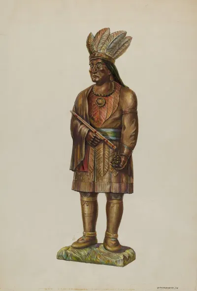 Cigar Store Indian 74