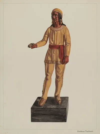 Cigar Store Indian 76
