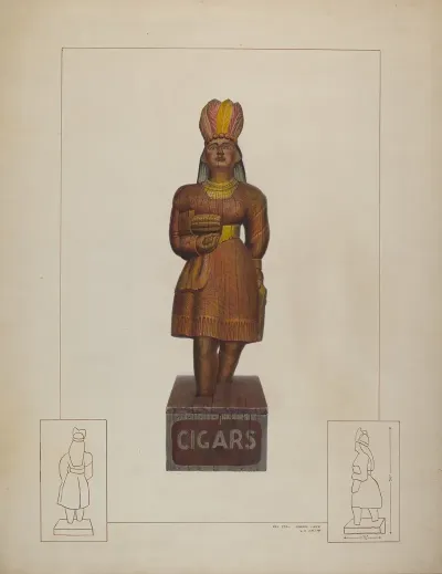 Cigar Store Indian 77