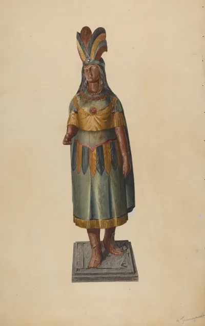 Cigar Store Indian 92