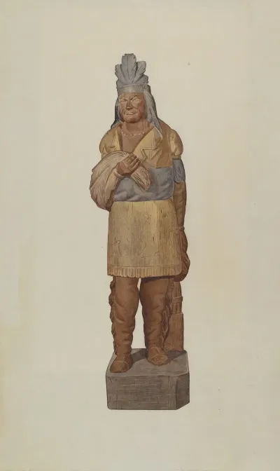 Cigar Store Indian 93