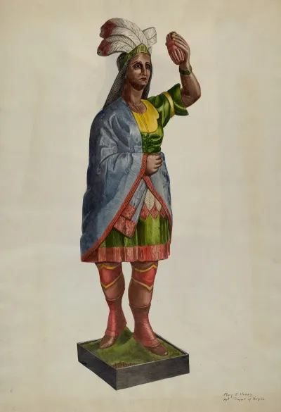 Cigar Store Pocahontas 3