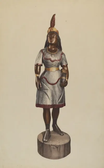 Cigar Store Pocahontas