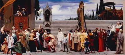 Cimabues Madonna Carried In Procession