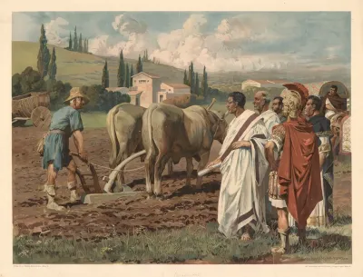 Cincinnatus Behind The Plow 2