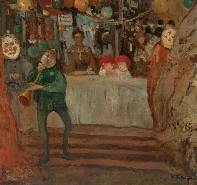 Circus In Front Of The Little Theatre