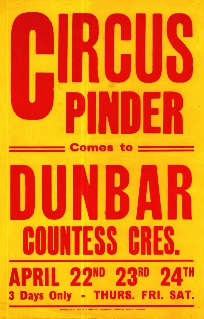 Circus Pinder Comes To Dunbar