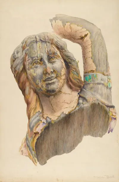 Circus Wagon Figure Dancing Girl 2