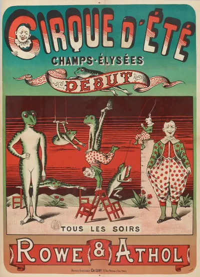 Cirque Dete Champs Elysees Debuttous Les Soirs Rowe Athol
