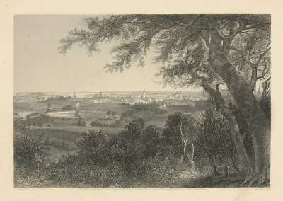 City Of Baltimore From Druid Hill Park