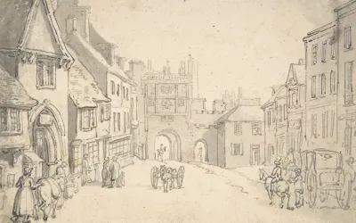 City View With Medieval Gate Perhaps York