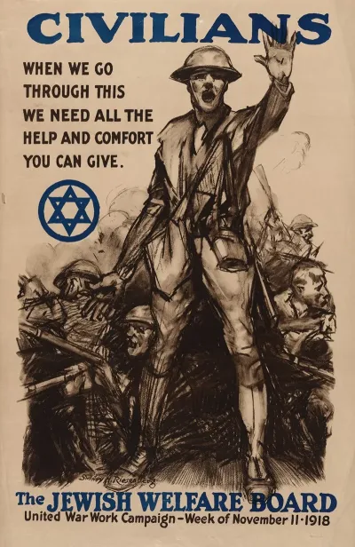 Civilians When We Go Through This We Need All The Help And Comfort You Can Give The Jewish Welfare Board