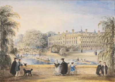 Clare College Cambridge From The Backs