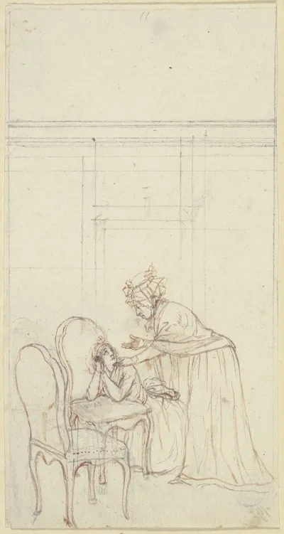 Clarissa Kniet Mit Gefalteten Handen