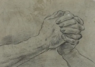 Clasped Hands Verso