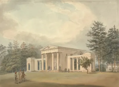 Classical Church Ayot St Lawrence Hertfordshire