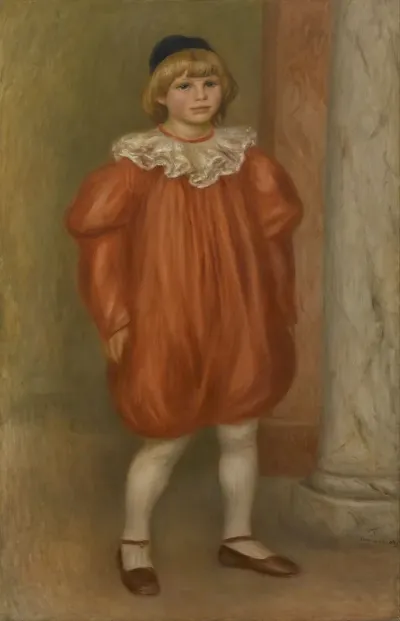 Claude Renoir In Clown Costume