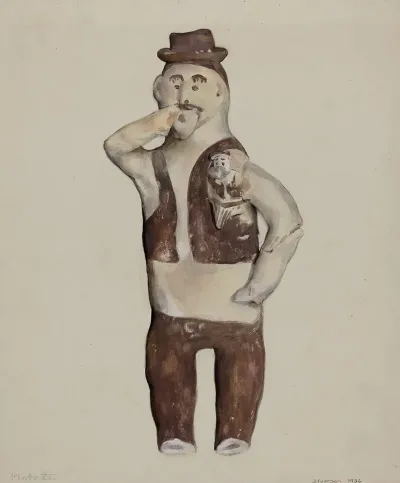 Clay Indian Doll Saguna