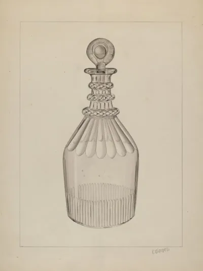 Clear Glass Decanter