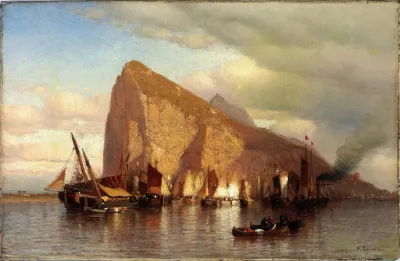 Clearing Storm At Gibraltar