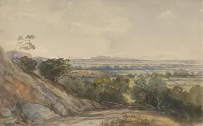 Cleeve Somerset With Bridgewater Bay In The Distance