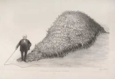 Clemenceau A La Chambre Des Deputes Le Dompteur Ou La Chambriere