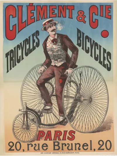 Clement Cie Tricycles Bicycles Paris 20 Rue Brunel 20