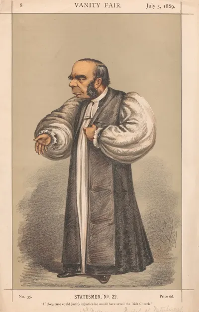 Clergy If Eloquence Could Justify Injustice He Would Have Saved The Irish Church Bishop Of Petersborough 3 July 1869