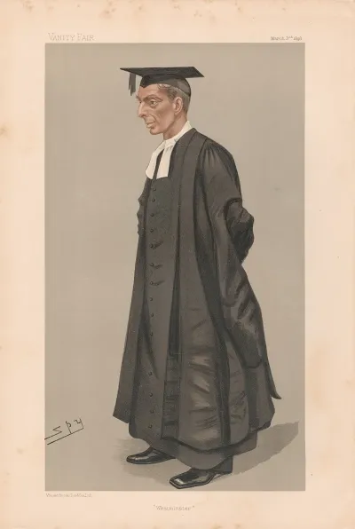 Clergy Westminster Rev William Gunion Rutherford Head Master Of Westminster School 3 March 1898