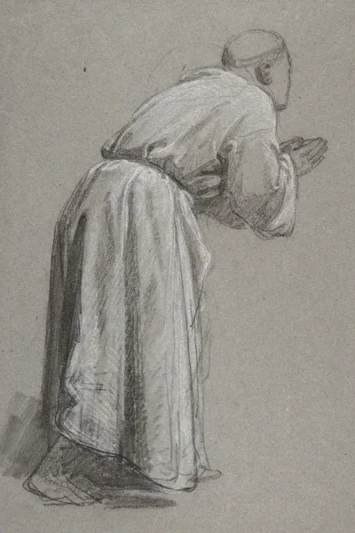 Cleric With Joined Hands 2