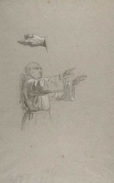 Cleric With Raised Arms 2