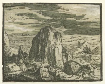 Cliff On The Seashore