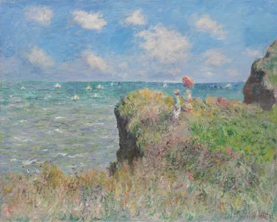 Cliff Walk At Pourville