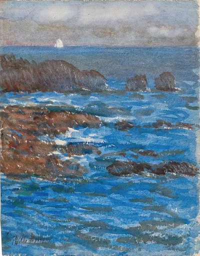 Cliffs And Sea Appeldore