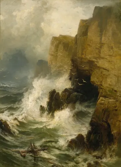 Cliffs In A Storm