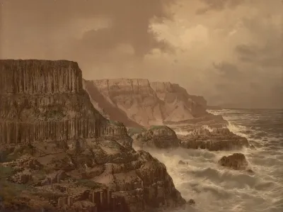 Cliffs In Ireland Pleaskin Head Giants Causeway