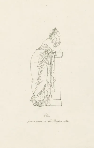 Clio From A Statue In The Borghese Villa