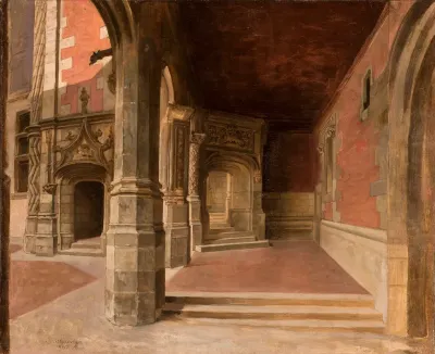 Cloister At The Blois Castle