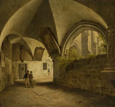 Cloister Of The Halberstadt Cathedral